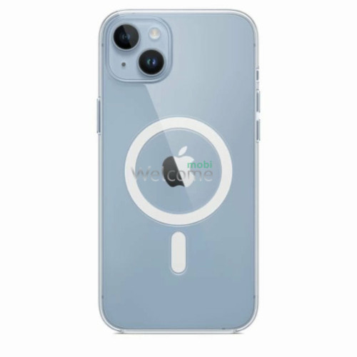 Чехол силиконовый Magsafe iPhone 14 (прозрачный)