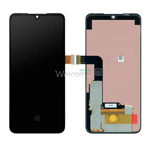 Дисплей LG G8X ThinQ в зборі з сенсором black FULL orig