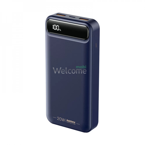Зовнішній акумулятор (power bank) Remax RPP-521 Bole Series 20000mah 20W+22.5W PD+QC blue