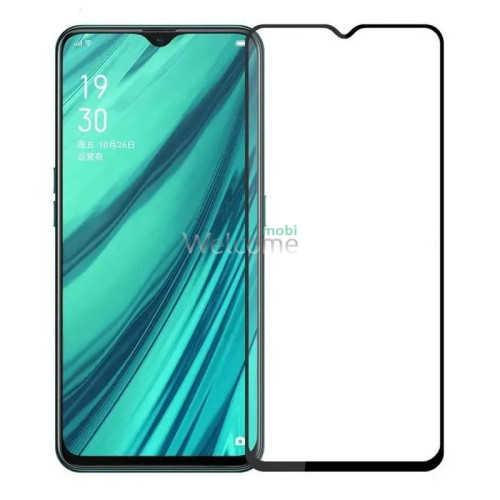 Скло OPPO A31/A5 2020/A9 2020 (Karerte Anti-static, black) без упаковки