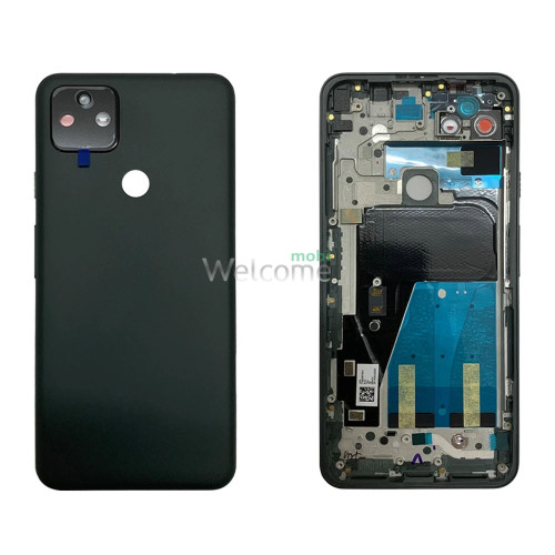 Задня кришка Google Pixel 5a black (Original PRC) (зі склом камери)