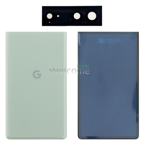 Задня кришка Google Pixel 6 green (Original PRC) (зі склом камери)