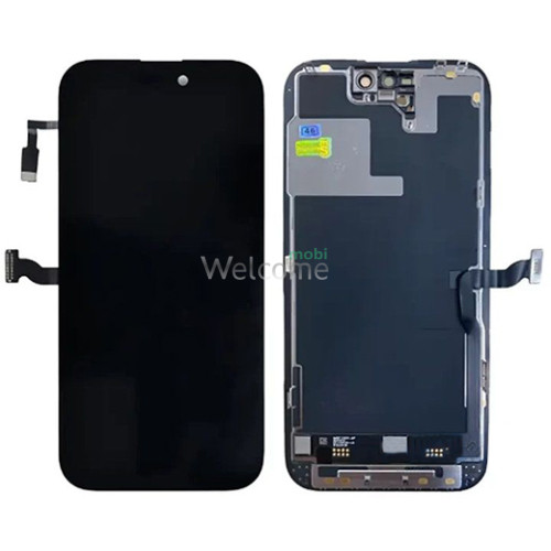Дисплей iPhone 14 Pro в сборе с сенсором и рамкой black (снятый оригинал)