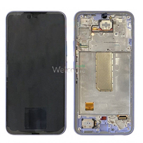 Дисплей Samsung SM-A346 Galaxy A34 5G (2023) в сборе с сенсором и рамкой Awesome Violet service orig