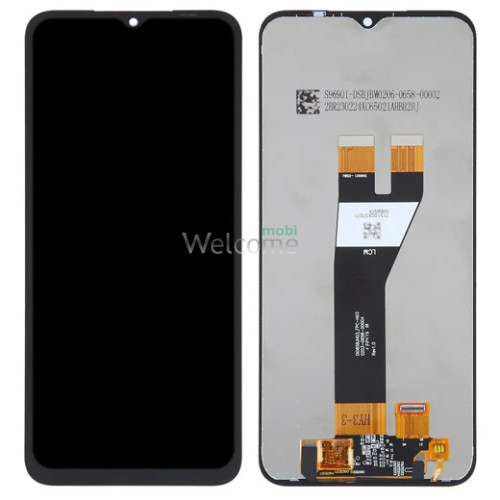 Дисплей Samsung SM-A146P,M146 Galaxy A14 5G,M14 (2023) в сборе с сенсором black service pack (узкий коннектор)
