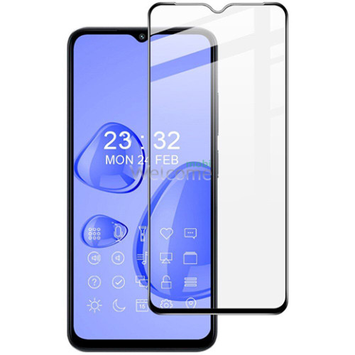 Скло корпусу Xiaomi Poco M4/Poco M5 з OCA-плівкою, black (Original PRC)