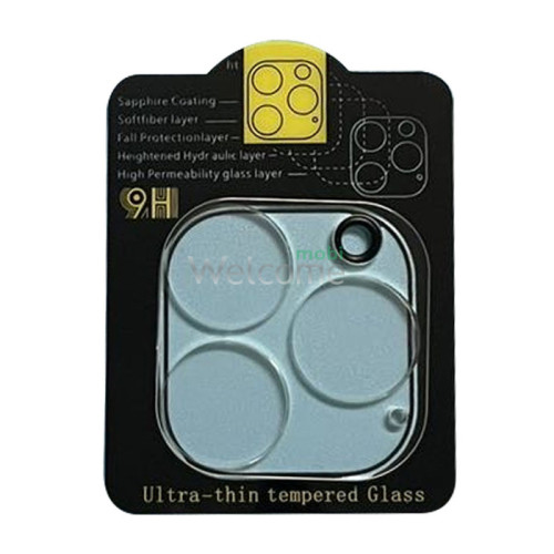 Захисне скло для камери iPhone 15 Pro/iPhone 15 Pro Max Full Glue (2.5D, прозоре)