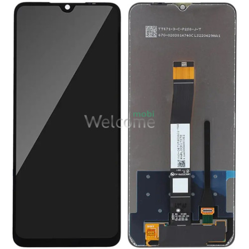 Дисплей UMIDIGI F3/F3s в зборі з сенсором black (оригінал завод) 