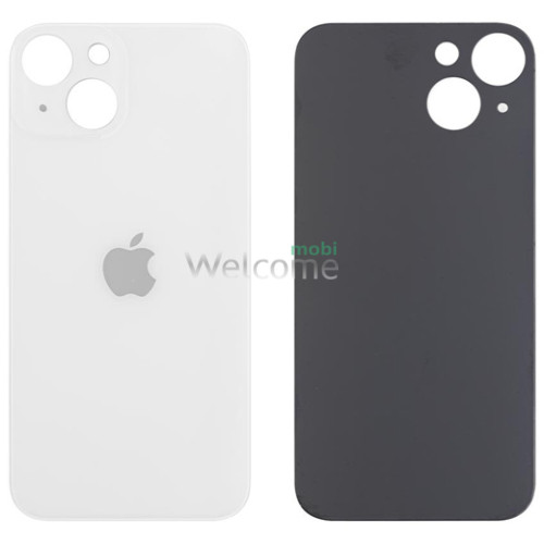 Задняя крышка (стекло) iPhone 14 starlight (big hole) (оригинал завод)