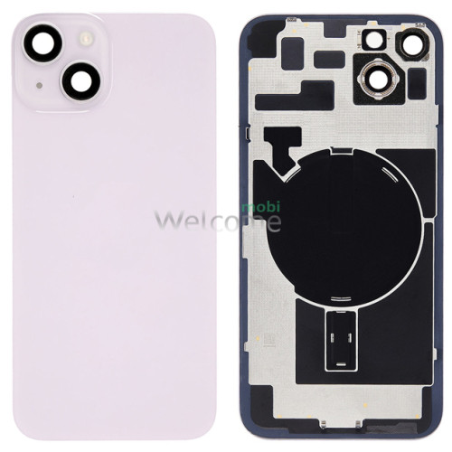 Задняя крышка (стекло) iPhone 14 purple (оригинал завод) в сборе на рамке