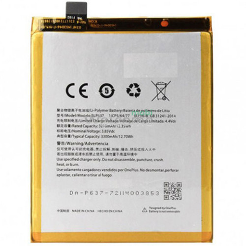АКБ OnePlus 5,5T (BLP637) (оригинал 100%, тех. упаковка)