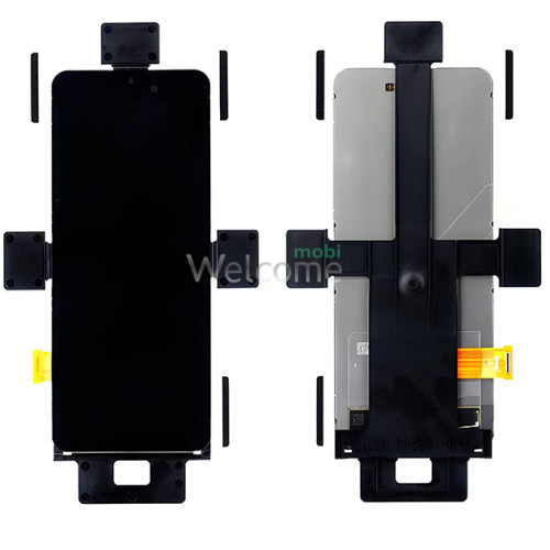 Дисплей Samsung SM-F711 Z Flip 3 5G (2021) в сборе с сенсором black service orig (INNER)