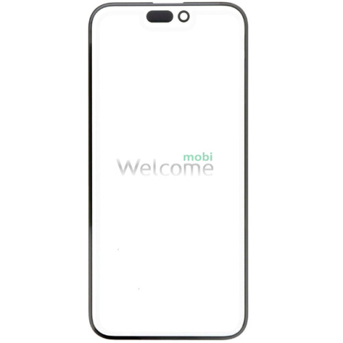 Скло корпуса iPhone 15 Plus з OCA-плівкою black (Original PRC)