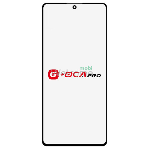 Скло корпусу G + OCA Pro Samsung G770 Galaxy S10 Lite з OCA-плівкою, black