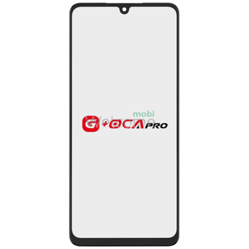 Скло корпусу G + OCA Pro Samsung A336 Galaxy A33 5G 2022 з OCA-плівкою, black