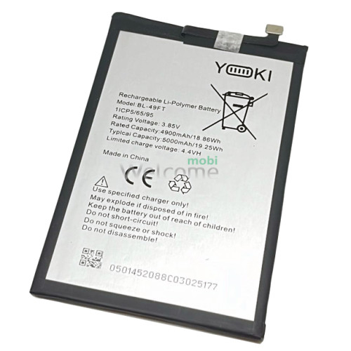 АКБ Tecno Spark 6 Go (KE5),POP 4 (BC2),Spark 5 Pro (KD7),Camon 15 (CD7) (BL-49FT) Yoki
