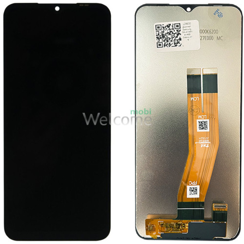 Дисплей Samsung SM-A145F/A145M/A145P Galaxy A14 4G/A14 5G 2023 в зборі з сенсором black TFT (широкий конектор) (жовтий шлейф)