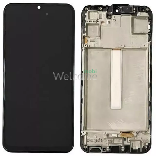 Дисплей Samsung SM-M346 Galaxy M34 5G 2023 в зборі з сенсором та рамкою black (оригінал переклей)