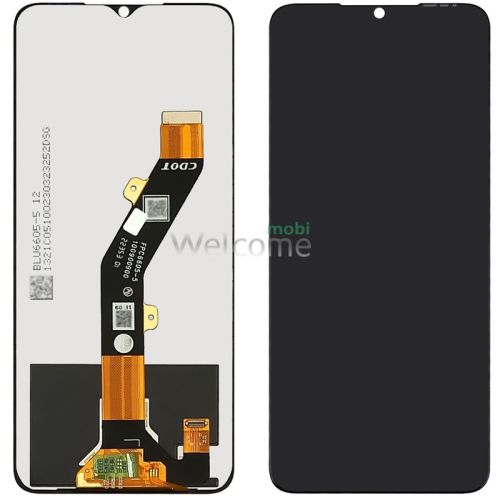 Дисплей Tecno Spark 10C (KI5k) в зборі з сенсором black