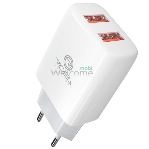 СЗУ Ridea RW-21011 Element Duo 2USB 2.1 A white