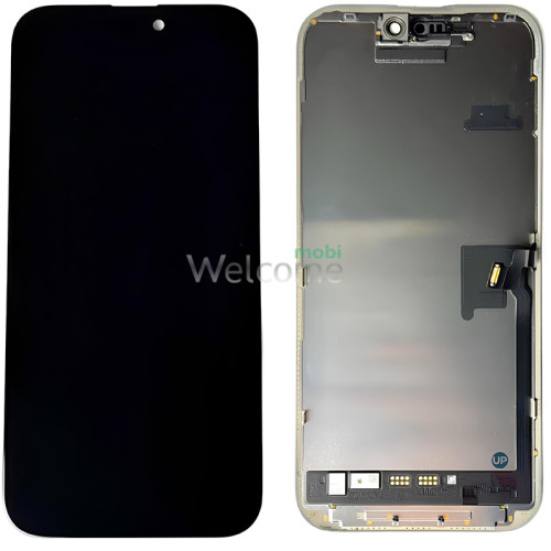 Дисплей iPhone 16 Pro Max в сборе с сенсором и рамкой black (снятый оригинал)