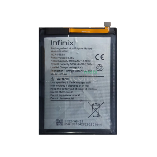 АКБ Infinix Hot 30i,Note 30i (BL-49NX) (оригинал 100%, тех. упаковка)