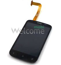 Дисплей HTC A320 Desire C в зборі з сенсором black 