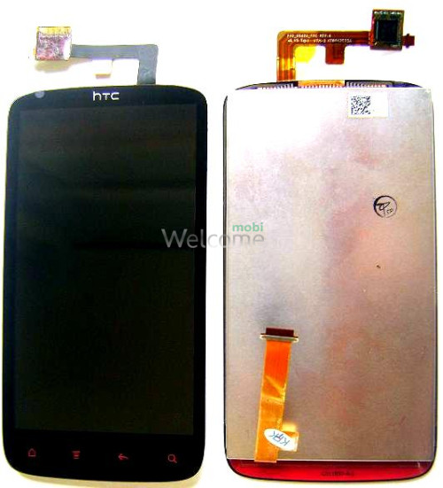 Дисплей HTC Z715e/G18 Sensation XE в зборі з сенсором black 