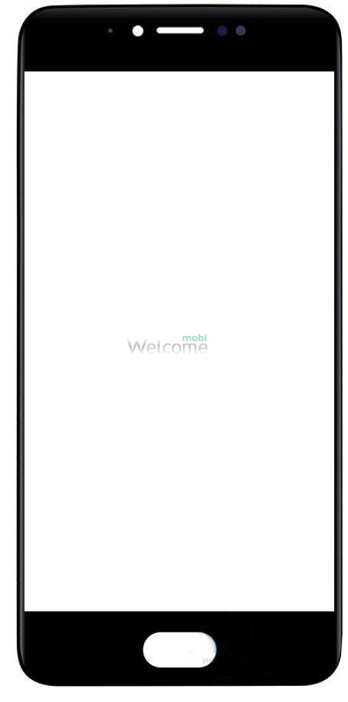 Скло корпусу Meizu Pro 6 black