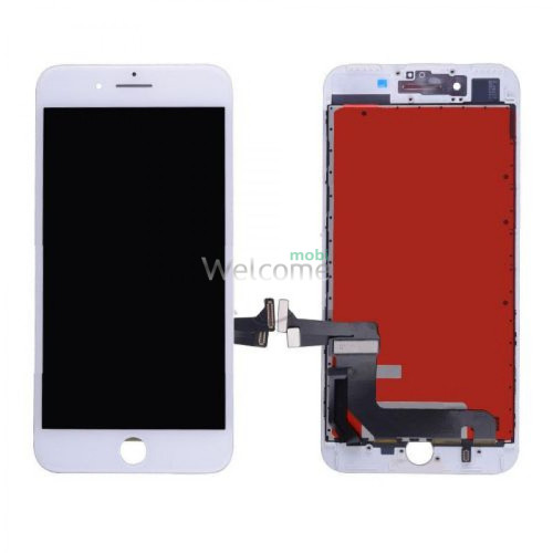 Дисплей iPhone 7 Plus в зборі з сенсором та рамкою white (On-cell)