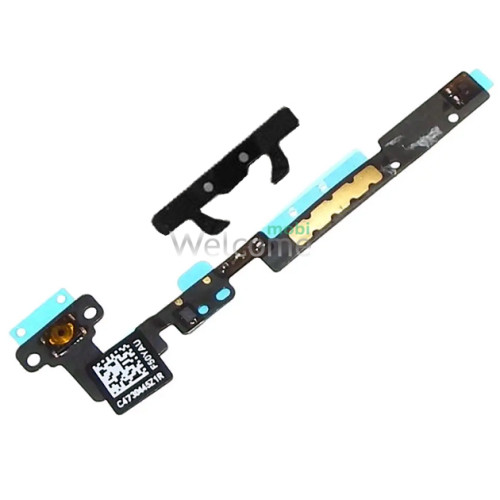 Шлейф iPad mini/iPad mini 2 кнопки меню (home) з пластиком black