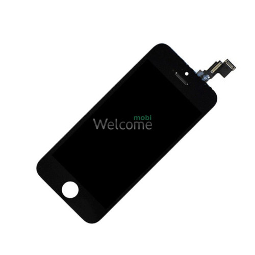 Дисплей iPhone 5C в сборе с сенсором и рамкой black (On-cell)