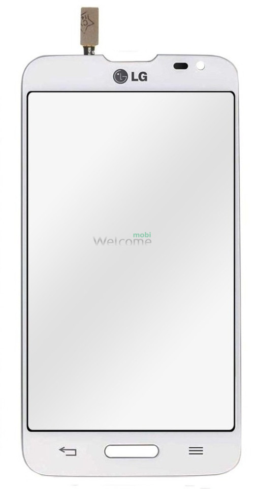 Сенсор LG D373 Optimus L80 Blanco/D375 white orig