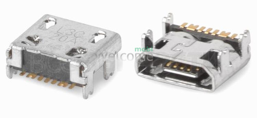 Коннектор зарядки Samsung C3592,E1272,E2202,S5282,S6810,S7262,S7710                                                 