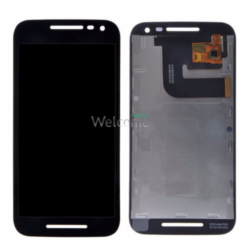 Дисплей Motorola XT1540 Moto G3/XT1541/XT1544/XT1548/XT1550 в зборі з сенсором та рамкою black 