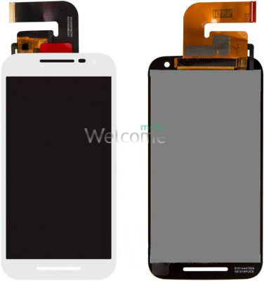 Дисплей Motorola XT1540 Moto G3/XT1541/XT1544/XT1548/XT1550 в зборі з сенсором white 