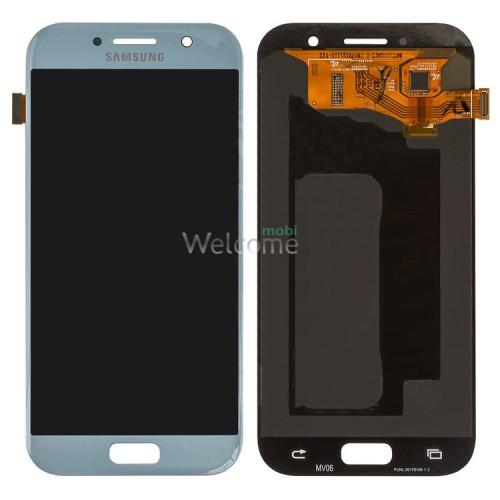 Дисплей Samsung SM-A720H Galaxy A7 (2017) в сборе с сенсором blue service orig
