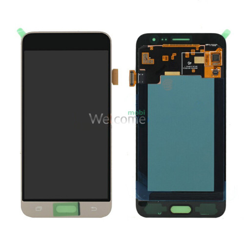 Дисплей Samsung SM-J320F Galaxy J3 (2016) в зборі з сенсором gold service orig