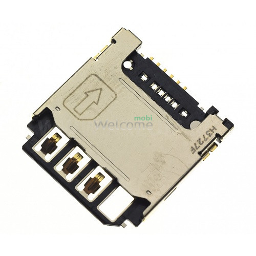 Коннектор sim Samsung S5282,S5310,S5312,S7262,i9190,i9195