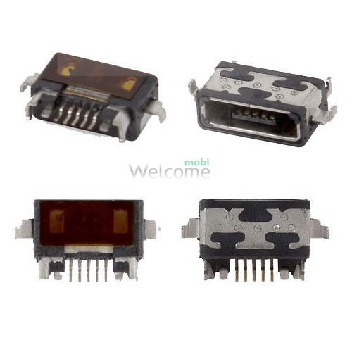 Коннектор зарядки Xiaomi Mi 2,Mi 2S,Mi 3,Redmi 2 (5 шт.)