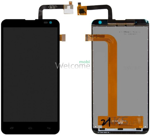 Дисплей FLY IQ4514 Quad EVO Tech 4 в сборе с сенсором black 