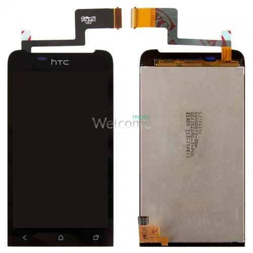 Дисплей HTC T320e One V/G24 в зборі з сенсором black 