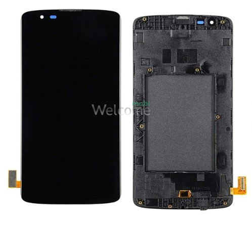 Дисплей LG K350E K8/K350N/Phoenix 2 в зборі з сенсором та рамкою black